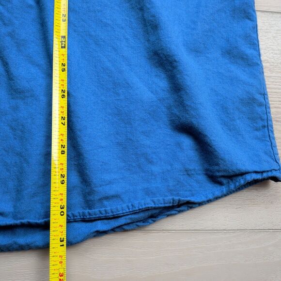 Viyella Shirt Mens L Traditional Fit Cotton Wool Long Sleeve Made in Canada - Picture 6 of 9